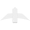 Ekena Millwork Bellingham Architectural Grade PVC Gable Bracket, 36"W x 16 1/2"H x 4"D x 6"F, 11/12 Pitch GBP036X17X0406BEL00 - alternate 2